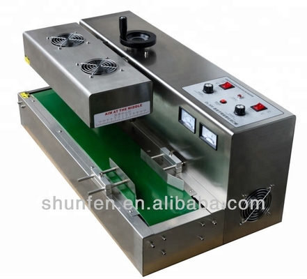 Beverage Grade Automatic Tabletop Aluminum Foil Induction Sealing Machine (Free Shipping) (Auto Induction Sealer with Belt Conveyor)